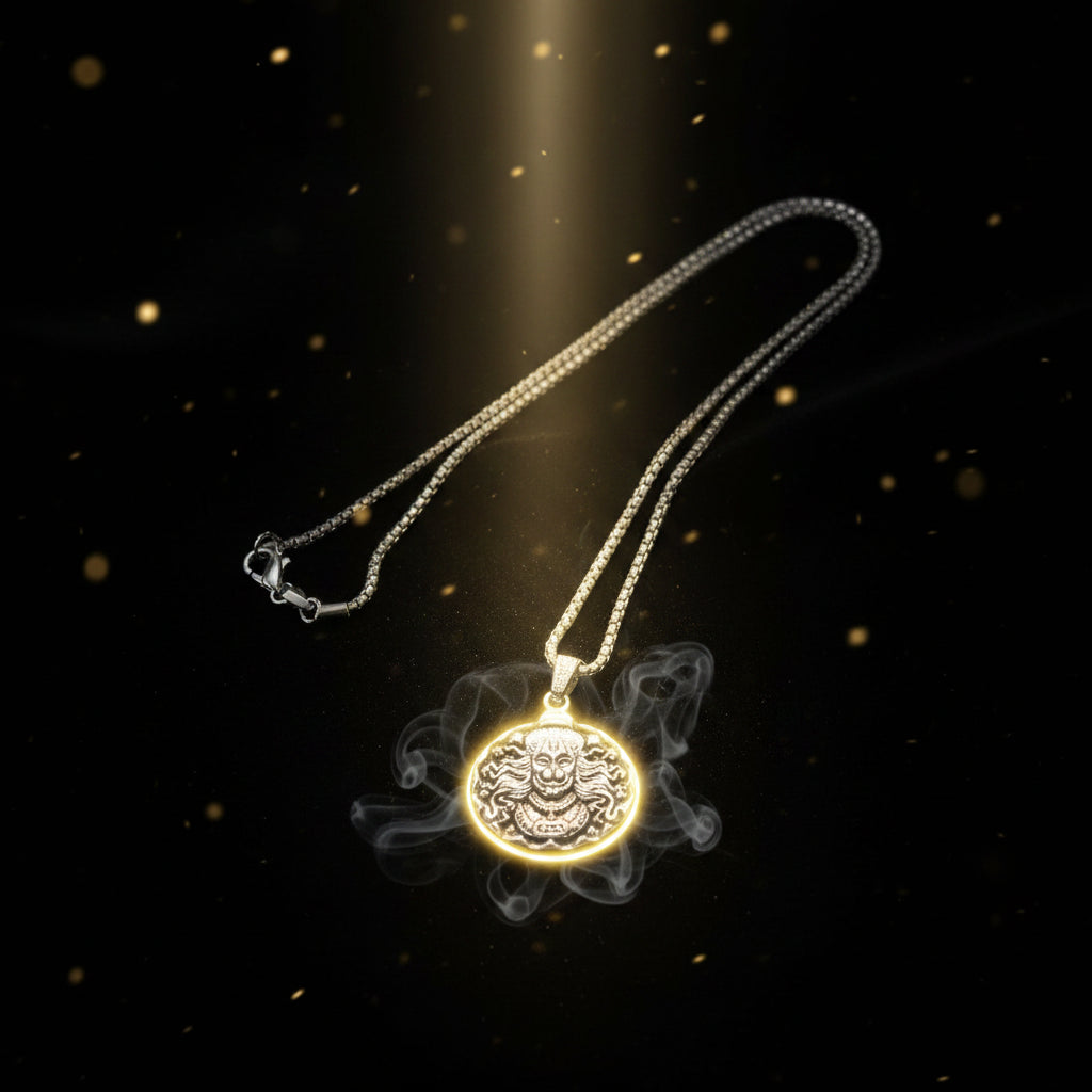 Discover the divine grace of our exquisite Hanuman Locket, a symbol of strength, devotion, and unwavering protection, meticulously crafted for both men and women. This stunning silver chain pendant from Blessed Trinkets offers spiritual solace and a touch